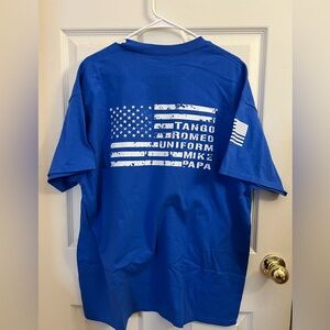 T-shirt tango American flag